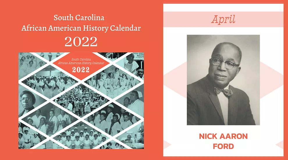 SC African American History Calendar April 2022 Honoree Nick Aaron